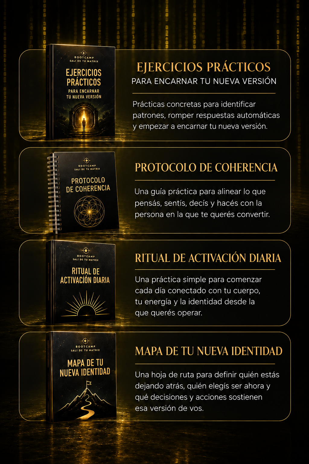 Regalos extras incluidos con tu entrada al bootcamp.